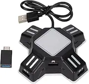 Yoidesu Keyboard Mouse Converter, Keyboard and Mouse Adapter, USB Mouse Keyboard Adapter, Suitable for PS4, for Switch, for PS3, Xbox One, Black