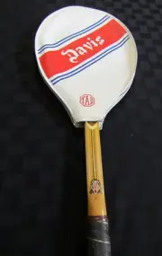 VINTAGE TAD Davis Pharma Imperial Wooden Tennis Racquet 5M UNUSED Racket w Cover