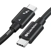 [Intel Certified] Cable Matters 40Gbps Thunderbolt 4 Cable - 1m, Support 8K Video and 240W Charging, Compatible with USB4, Thunderbolt 3, and USB C