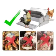 Automatic Treadle Chicken Feeder Chicken Coop Food Trough for Geese Turkey