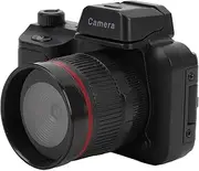 Generic 4K Vlogging Camera for YouTube, 50MP HD Digital Camera with 16X Digital Zoom, Flip Screen, Black