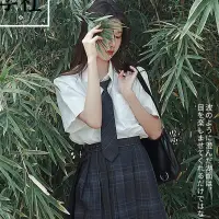 在飛比找蝦皮商城精選優惠-JK JK制服 制服裙 套裝 夏秋季 百褶裙 女生服裝 日系