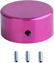 ａ aternee Metal Foot Switch Topper Stomp Switch Non-slip Easy Installation Pedal Box Foot Knob Foot Nail Cap for Effect Pedals, Purple