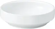OGISO 17140000A100 Reinforced Porcelain, Helps Eat, Easy to Scoop, Diameter 5.7 inches (14.5 cm), White