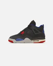 [JORDAN] Jordan Kids' Air Jordan 4 Retro Og Remastered "Rare Air" (Gs) Black/fire Red - Size 5Y 5Y Black/Red