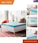 4 Inch Gel Swirl Memory Foam Topper - Twin