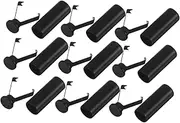 [Generic] 10pcs Metal Cord Rope Fasteners Durable Lightweight Shoelace Tips for Hoodies Drawstrings Jackets Elegant Design for Versatile Use Reliable Fastening