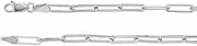 [JewelryWeb] 925 Sterling Silver 18 Centimeters Polished Flat Cable Chain Bracelet With Lobster Clasp Link-Bracelet for Women and Men