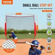 Barricade Backstop Net 7x7 ft Ball Sports Barrier Netting Portable Practice Equipment with Carry Bag Protection Screen for Baseball Softball Lacrosse