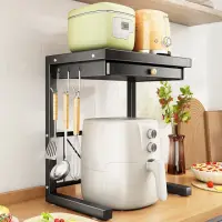 在飛比找momo購物網優惠-【Easy buy 居家生活】氣炸鍋電器收納架(氣炸鍋 廚房