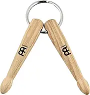 Meinl Stick & Brush Drumstick Keychain - Key Fob with 2 Mini Drum Sticks - Drum Kit Accessories - Funny Drummer Gadget Gift, Maple (SB506)