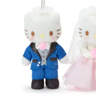 日本限定 丹尼爾 & HELLO KITTY 婚禮 珠鍊吊飾 對偶娃娃套組