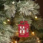 FOCO - NFL Football Team & Player Holiday Light Up Lantern Xmas Christmas Tree Hanging Ornament (San Francisco 49ers)