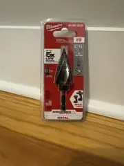 Milwaukee SHOCKWAVE 7/8" - 1-1/8" #9 Impact Titanium Step Drill Bit 48-89-9249