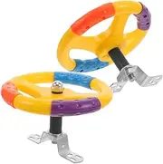 2pcs Toddler Toy Toy Steering Wheel for Boys and Girls Riding Swing Machine Bright Play Wheel