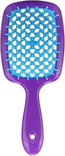 Boperzi Detangling Hair Brush, Wet Brush Paddle Detangler Hair Brushes, Magical Brush Detangler, Glide Through Tangles With Ease For All Hair Types for Women, Men (Purple)