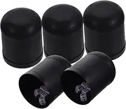 KOMBIUDA 5 Sets Dice Shaker Cups Plastic Dice for Party Games Compact and Lightweight Design for Family Gatherings and Board Game Fun Easy to Clean and Portable