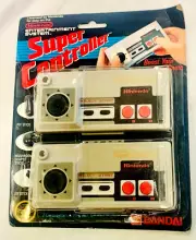 NES SUPER CONTROLLER FACTORY SEALED Overlay 1986 Nintendo Bandai Joystick NEW