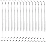 Gogogmee Stainless Steel Beading Needles Embroidery Crochet Hooks Small Crochet Needle for Jewelry Making Crafting Tools