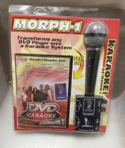 MORPH-1 Priddis Karoake At Home Converter Microphone DVD Black Vintage New