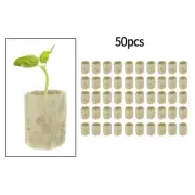 50*Garden Starter Plugs Hydroponic Cubes Grow Media Propagation Grow Cubes Kit