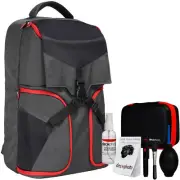 Deco Gear DSLR Photography Camera Backpack w/ Camera Lens Cleaning Kit and Case