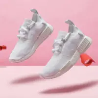 在飛比找Yahoo!奇摩拍賣優惠-adidas NMD R1 PK W White Blue 