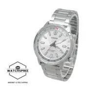 Casio Men's Analog Sporty Stainless Steel Band Watch MTD130D-7A MTD-130D-7A
