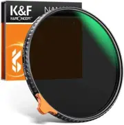 K&F Concept Variable Fader ND ND2-ND400 (1-9 Stops) Neutral Density Lens Filter