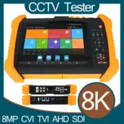 8K CCTV Tester For IP Camera Support 8MP CVI TVI AHD SDI 8K IP POE DC12V 3A LOT