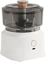 Compact Food Mixer With Wireless Stainless Steel Blade ABS Food Processor Kitchen Blender Compact Size Does Not Up Space white