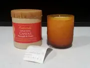 NEW HTF CRABTREE & EVELYN Pineapple & Ginger Naturals Uplifting Candle 50 HOUR