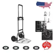 264 lb Capacity Folding Hand Truck with Comfort Handle - Portable Trolley Cart