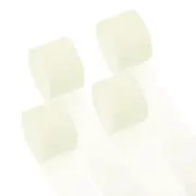 1.8 Inch Crepe Paper Streamer, 4 Roll 328ft Crepe Paper Sheet, Beige