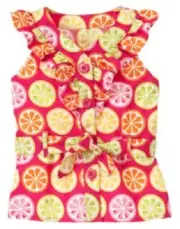 NWT Girls Gymboree Flutter Sleeve Citrus Slice SHIRT TOP Size 6