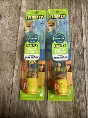 Read~2 Pack- Firefly Sea n' Sound Pinkfong Baby Shark Light up Toothbrushes