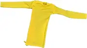 Frediuo 1/6 Scale Female Clothes for 12 inch Action Figure Stylish Miniature Short Dress Collectible Fashion Wear Tight Fitted Dress, Yellow