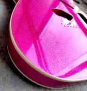 TELECaster electric guitar body Metal large particle pink