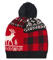 [Polo Ralph Lauren Kids] Polo Ralph Lauren Kids Patchwork wool and cotton-blend beanie One Size multicoloured