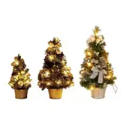 Mini Christmas tree with lights, artificial Christmas tree, Christmas