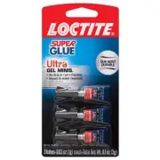 Loctite 1906107 Squeeze Tubes Clear Super Glue Ultra Gel 1 gm. (Pack of 6)
