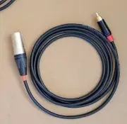 1-25'FT SA-MIC 500 Pro cable Neutrik XLR Male to RCA Shielded Microphone Audio