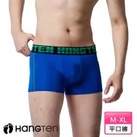 在飛比找momo購物網優惠-【Hang Ten】4D運動平口四角褲_藍_HT-C1201