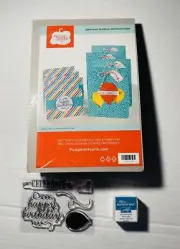 Stampin’ Up! Paper Pumpkin Birthday Bundle Kit w/Stamp & Ink.Makes Cards &Sacks