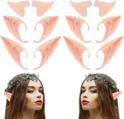 Fairy Pixie Elf Ears - WEEMAGIC Cosplay Latex Soft Pointy Ear Tips, Elven Vam...