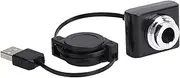 USB Webcam, 640 x 480 USB Camera Live Streaming, 360° Rotating for Computer Laptop Desktop, Plug and Play for YouTube Video Compatible with Laptop PC
