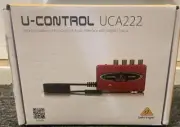 Behringer U-Control UCA222 Ultra-Low Latency 2 In/2 Out USB Audio Interface
