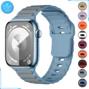 For Apple Watch Band 40 41 42mm Casual Wristband Silicone Strap Sport Outdoor