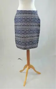 White Stuff China Bay Skirt, Japanese Blue Size UK 10 rrp £60 NH101 KK 10