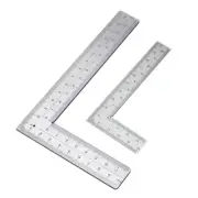 Stainless Steel L Shape Ruler Framing Ruler Double Sided Scale for Carpenters